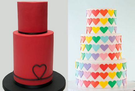 Тематичні весільні торти серце з рубрики весільні торти - свадьбаліст все про весілля!