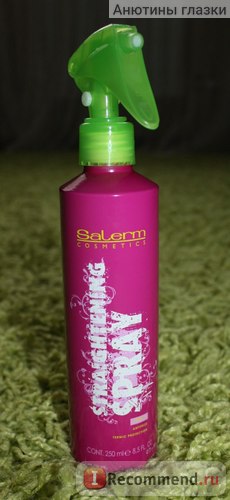 Термозахисної засіб salerm straightening spray - «спрей, який робить волосся доглянутими! »,