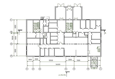 Planul tehnic al casei din zona shatura și shatursky