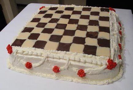 Торт шаховий - ідеальний десерт для будь-якого торжества