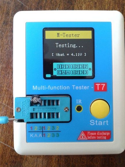 Tester tranzistor T7