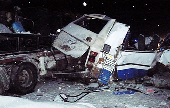 Tizenhárom ember halt meg a baleset egy „KamAZ” Tatarstan - baleset