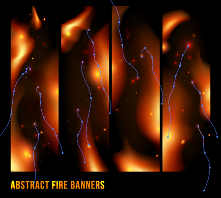 Урок illustrator - як за п'ять хвилин створити векторне полум'я і вогненний банер для розміщення їх на