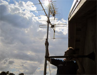 Instalare de antene aeriene, repararea antenei aeriene