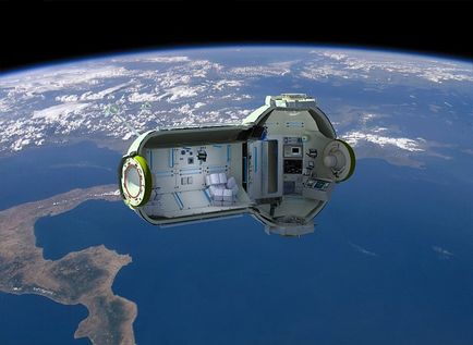 У 2016 році на орбіті з'явиться перший космічний готель, фото новини