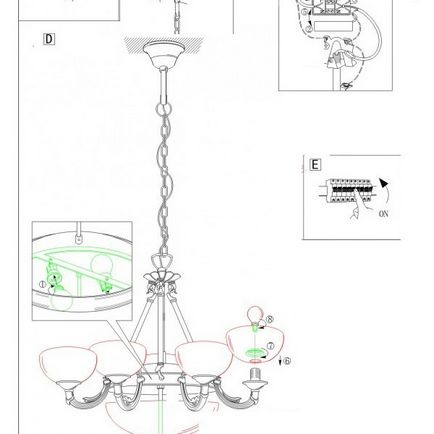 Instrucțiuni video despre cum să atârnați un candelabru cu propriile mâini