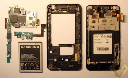 Nyitva áttekintést, leírások, fotók és a boncolás Samsung Galaxy S II