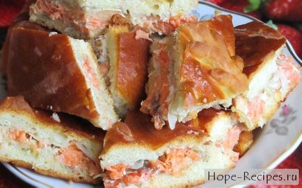 Закритий рибний пиріг з сьомгою (дуже соковитий і ніжний) «рецепти надії