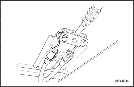 Înlocuirea unui cablu de frână de mână manuală chevrole lachetti chevrole lachetti (дэу дженра)