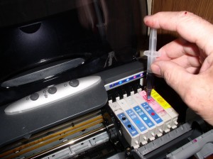 Reîncărcarea imprimantei Epson, ajutor pentru computer