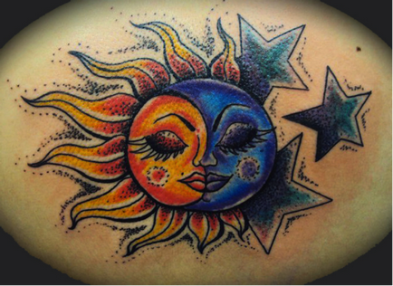 Înțeles a tattoo moon