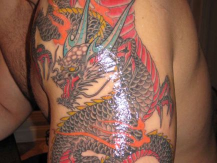 Az értékek a japán tetoválás