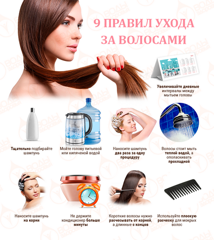 9 Простих правил по догляду за волоссям