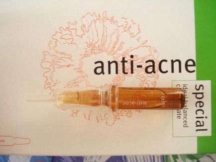 Ampule de anti-acnee de la infinum - recenzii ale produselor cosmetice