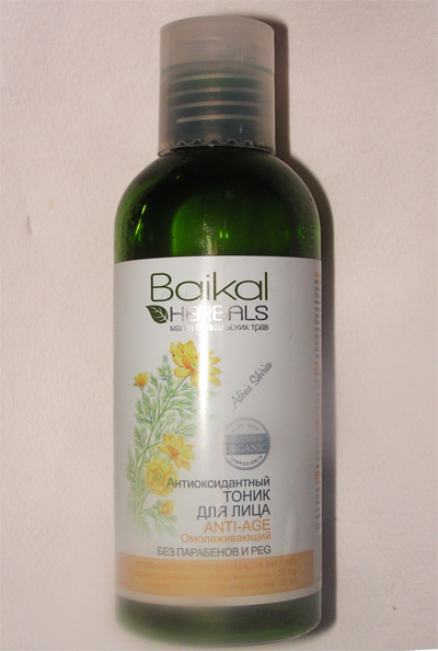 Tonic antioxidant pentru fata pe plante medicinale baikal herbals - recenzii despre cosmetice