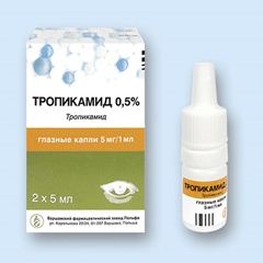 Medicamente medicamentoase tropicamidă și medicamente similare