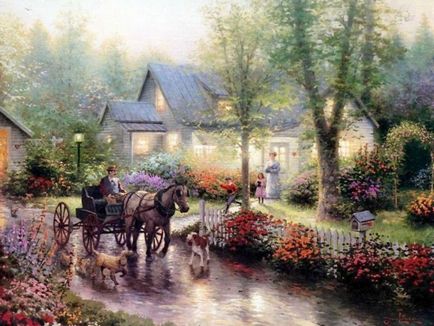 Blog vászon - egy évvel később volt új halála után Thomas Kinkade festményei az ő aláírásával (!)