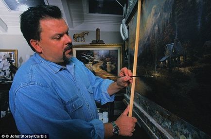 Blog vászon - egy évvel később volt új halála után Thomas Kinkade festményei az ő aláírásával (!)