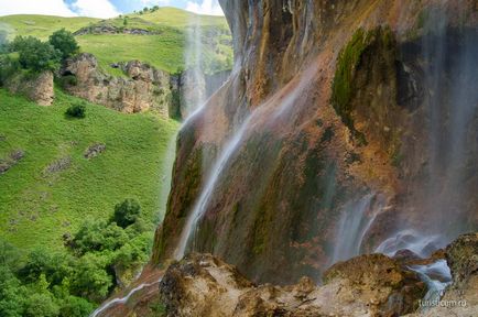 Royal gedmishh vízesések, tavak shadhurey Kabard-Balkárföldre