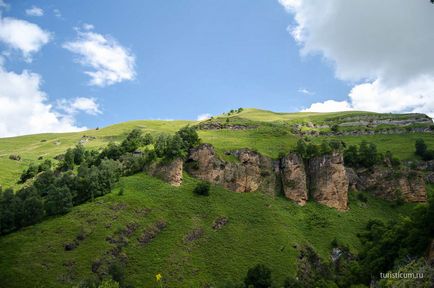 Cascadele regale din Gedmish, Shadhurye, Kabardino-Balkaria