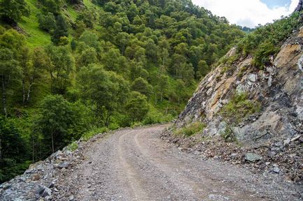 Cascadele regale din Gedmish, Shadhurye, Kabardino-Balkaria