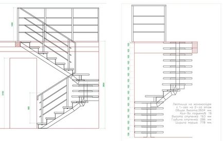 Desenati scara fotografie la etajul al doilea, cu propriile maini desenate pe plan, taiate si fabricate, dimensiuni