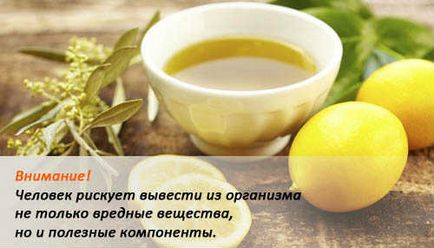 Чистка печінки оливковою олією і лимонним соком