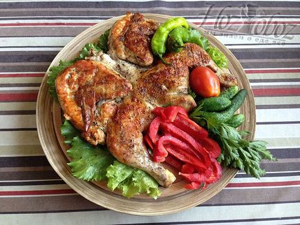 Chicken tapaka, gătit cu fotografii, hozoboz - știm despre toate produsele alimentare