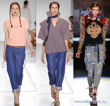 Grupul Crossfashion - blugi de moda, jachete, rochii si fuste din denim primavara-vara 2017, precum si cu