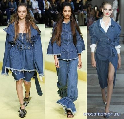 Grupul Crossfashion - blugi de moda, jachete, rochii si fuste din denim primavara-vara 2017, precum si cu