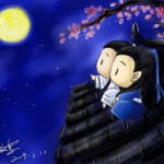 Цукімі мацурі японське свято милування місяцем, sweet east