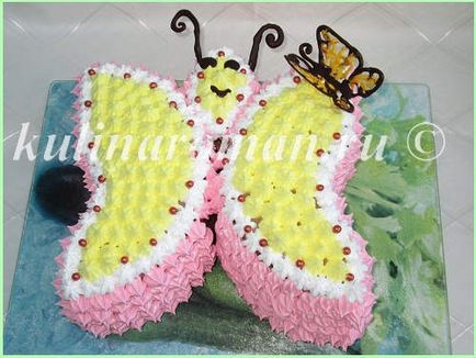 Дитячий торт для дівчинки - метелик, смачні рецепти