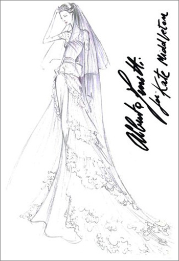 Дизайнери малюють вінчальну сукню Кейт миддлтон, пліткар