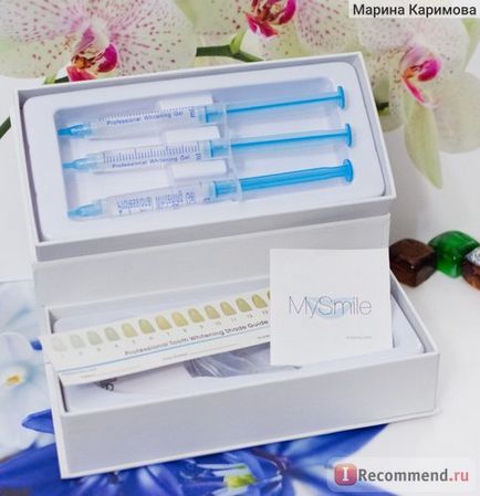 Домашнє відбілювання зубів mysmile blue-ray whitening teeth - «хочете голлівудську посмішку розповім