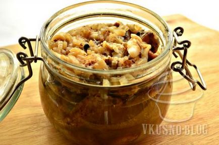 Házi konzerv olajban - recept fotókkal (recept) Házi konzerv olajban - a recept egy fotó