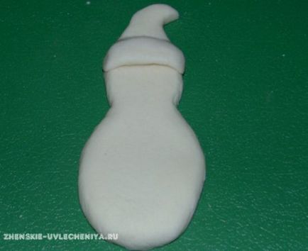 Ялинкова іграшка своїми руками з солоного тіста майстер-клас з ліплення сніговика