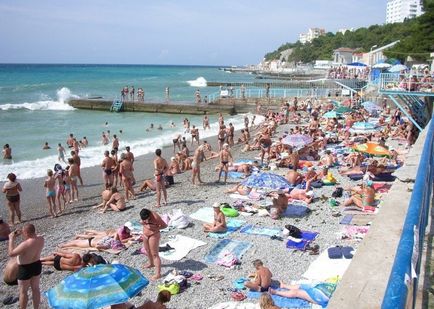 Гаспра - крим курортне селище для оздоровлення в санаторіях і відпочинку на пляжах