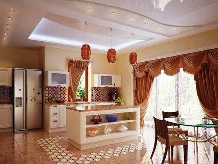 Ideal design de bucătărie într-o casă de țară fotografie, interior, sfaturi