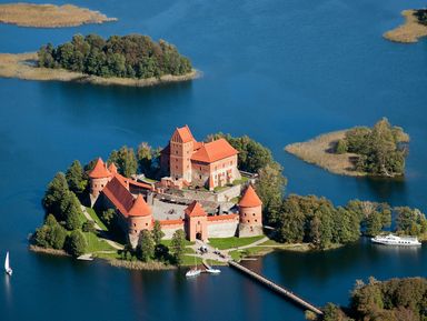 Cum se ajunge la Castelul Trakai din Vilnius