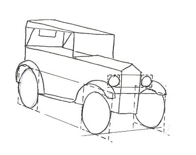Як намалювати машину