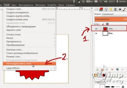 Cum de a desena un autocolant în gimp