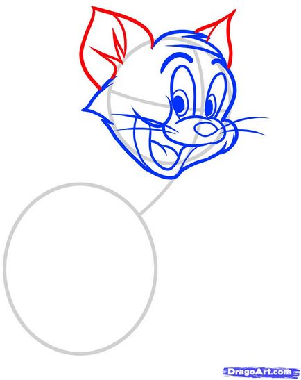 Hogyan kell felhívni Tom és Jerry egy ceruzával a szakaszban -, hogyan kell felhívni mennyiségek és Jerry