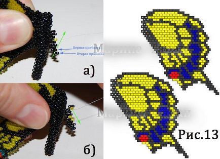 Як зробити метелика з бісеру покрокова інструкція з фото і відео