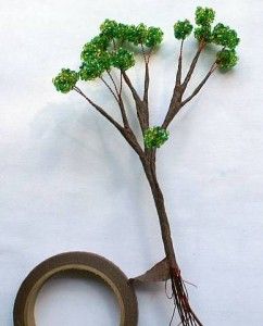 Cum sa faci un bonsai din margele cu mainile tale - marcatori majori