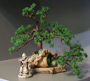 Cum sa faci un bonsai din margele cu mainile tale - marcatori majori