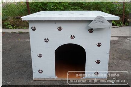 Як зробити будиночок для собаки своїми руками з дсп або фанери