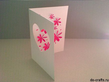Як зробити красиві листівки з сердечками своїми руками
