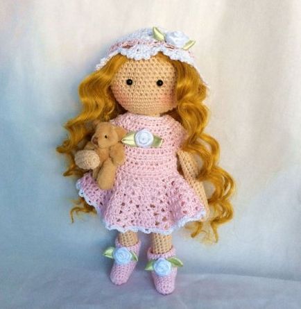 Cum sa faci o papusa amigurumi crochet - clasa de maestru cu diagrame, descriere si fotografie