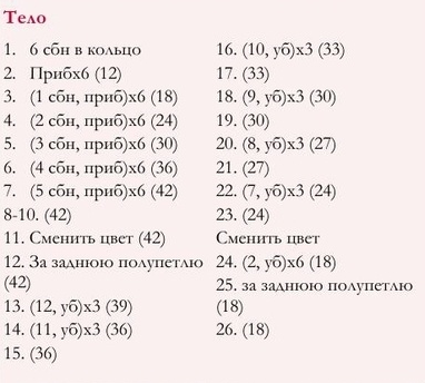 Як зробити ляльку амигуруми гачком - майстер-клас зі схемами, описом і фото