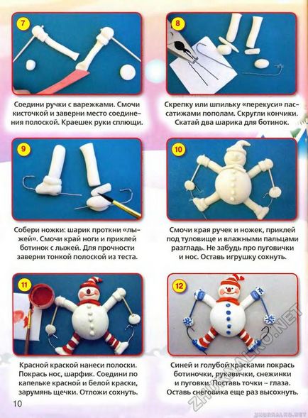 Cum să faci un om de zăpadă dintr-un aluat